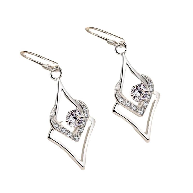 Dangle & Chandelier Genuine 925 Sterling Silver Cubic Zircon Jewelry Earring For Women Aros Mujer Oreja Bizuteria Orecchini Diamond Drop Box
Dangle & Chandelier Genuine 925 Sterling Silver Cubic Zircon Jewelry Earring For Women Aros Mujer Oreja Bizuteria Orecchini Diamond Drop Box