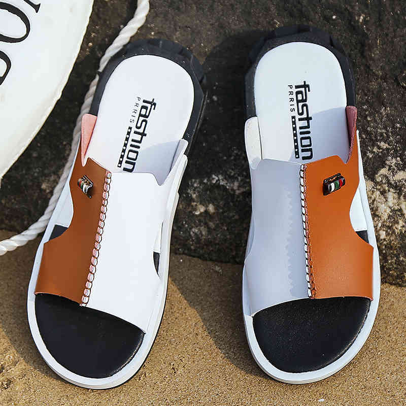 Dress Shoes sandálias de verão masculino couro original confortável deslizamento-on casuais moda chinelos masculinos zapatillas hombre DJTL, 1# shoe box
Dress Shoes sandálias de verão masculino couro original confortável deslizamento-on casuais moda chinelos masculinos zapatillas hombre DJTL, 1# shoe box