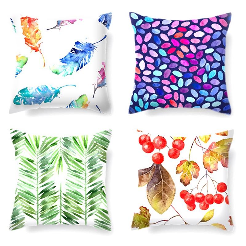 Pillow Case Single-Sided Printing Cushion Cover Flowers Rainbow Tropical Plants Parrot Bird Feather Decorative Green
Pillow Case Single-Sided Printing Cushion Cover Flowers Rainbow Tropical Plants Parrot Bird Feather Decorative Green