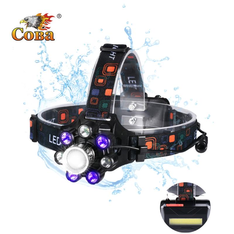 Coba led T6 headlamp cob headlight usb rechargeable 8 bulbs 9 modes with purple head light waterproof hunting running light
Coba led T6 headlamp cob headlight usb rechargeable 8 bulbs 9 modes with purple head light waterproof hunting running light