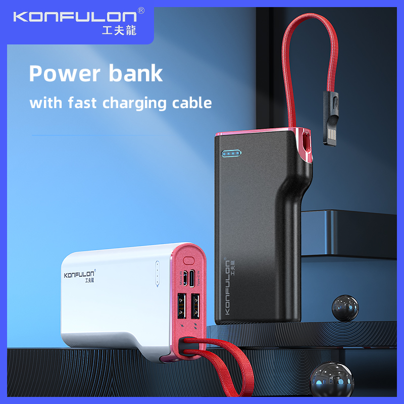 Power Bank 10000mah Built In Cable Powerbank Fast Charger Power Banks Slim External Portable Charger Bank Power For Iphone 12
Power Bank 10000mah Built In Cable Powerbank Fast Charger Power Banks Slim External Portable Charger Bank Power For Iphone 12