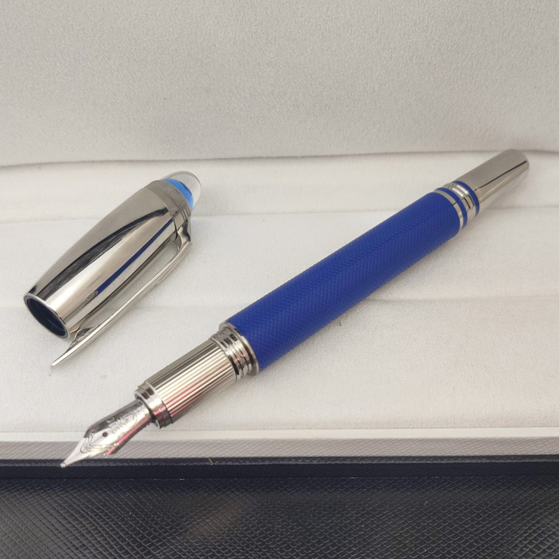 Blue crystal head Fountain Pen High Quality Classic Metal Barrel with Serial Number Luxury dry Ink Writing smoth Office Supplie+Gift Refills
Blue crystal head Fountain Pen High Quality Classic Metal Barrel with Serial Number Luxury dry Ink Writing smoth Office Supplie+Gift Refills