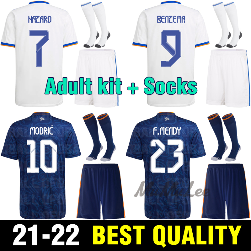 REAL MADRID jerseys 21 22 soccer jersey HAZARD SERGIO RAMOS BENZEMA VINICIUS camiseta football shirt uniforms men kit + Socks 2021, Black
REAL MADRID jerseys 21 22 soccer jersey HAZARD SERGIO RAMOS BENZEMA VINICIUS camiseta football shirt uniforms men kit + Socks 2021, Black
