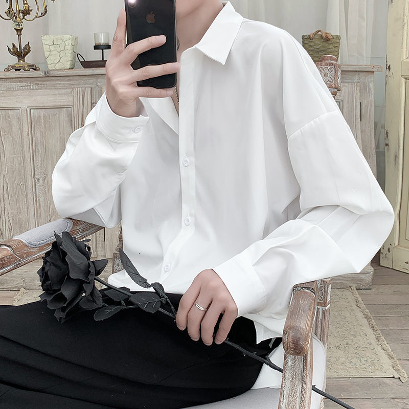 New 2021 Men's Fashion Long Sleeve Shirt Solid Color Lapel Collar Clothes Camisa Masculina Casual Nice Shirts Plus Size -3xl Ugvi, White
New 2021 Men's Fashion Long Sleeve Shirt Solid Color Lapel Collar Clothes Camisa Masculina Casual Nice Shirts Plus Size -3xl Ugvi, White
