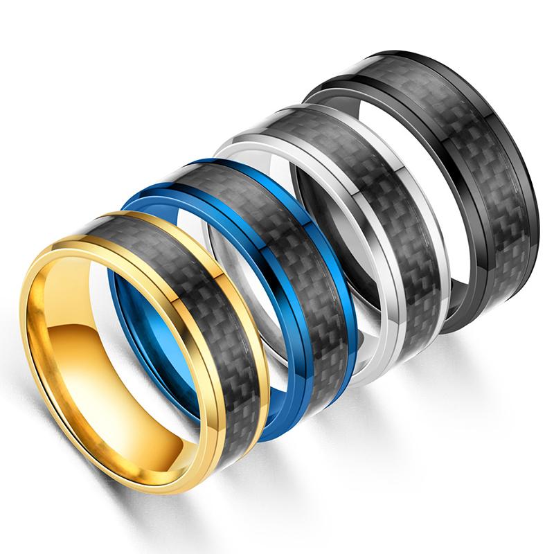 Wedding Rings YWSHK 2021 Fashion 316L Stainless Steel Black Carbon Fiber Gold White Color For Mens Band Cool Jewelry Gift, Slivery;golden
Wedding Rings YWSHK 2021 Fashion 316L Stainless Steel Black Carbon Fiber Gold White Color For Mens Band Cool Jewelry Gift, Slivery;golden