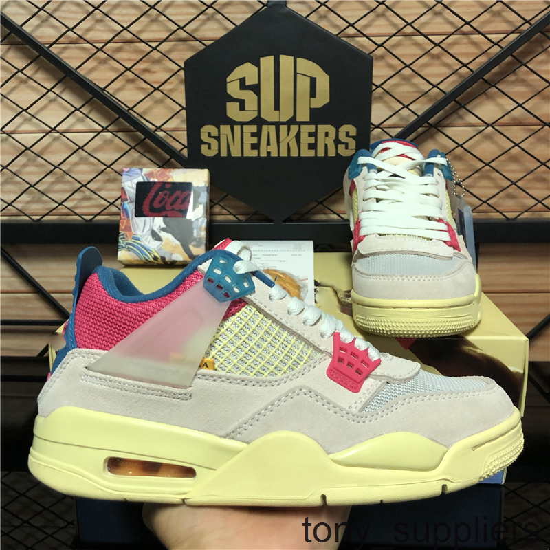 Top Quality Kaws Cream Sail Union Guava Ice Jumpman 4s Mens Basketball Shoes Black Cat Cool Grey Metallic Purple cactus jack Running Shoes
Top Quality Kaws Cream Sail Union Guava Ice Jumpman 4s Mens Basketball Shoes Black Cat Cool Grey Metallic Purple cactus jack Running Shoes