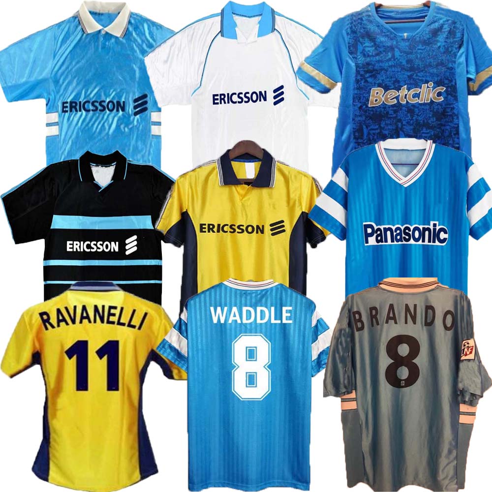 1998 1999 2000 Marseille Retro Olympique de Soccer Jersey 90 91 92 93 11 12 PIRES MAURICE BLANCA RAVANELLI DE LA PENA GALLAS CLASSIC Vintage Football Shirt, 98/99 away +patch
1998 1999 2000 Marseille Retro Olympique de Soccer Jersey 90 91 92 93 11 12 PIRES MAURICE BLANCA RAVANELLI DE LA PENA GALLAS CLASSIC Vintage Football Shirt, 98/99 away +patch