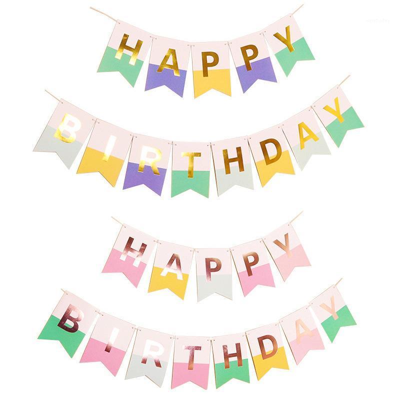 Party Decoration Creative Stitching Bronzing Banner Birthday Decorations Happy Children Girl Paper Flag Decor
Party Decoration Creative Stitching Bronzing Banner Birthday Decorations Happy Children Girl Paper Flag Decor