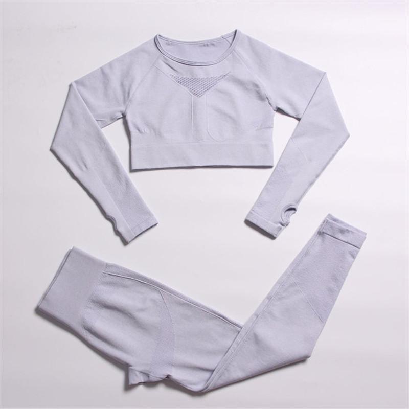 2pcs/Set Women Gym Clothes Long Sleeve Shirt Pants Leggings Yoga Set Seamless Fitness Sportswear Workout Female Wear Outfit, Black bra pants
2pcs/Set Women Gym Clothes Long Sleeve Shirt Pants Leggings Yoga Set Seamless Fitness Sportswear Workout Female Wear Outfit, Black bra pants