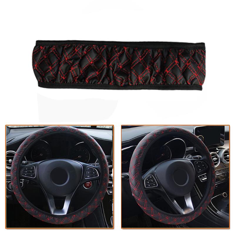 Steering Wheel Covers 1 Pcs Car Cover PU Leather Non-Slip Black Red Protection Universal Interior Accessories
Steering Wheel Covers 1 Pcs Car Cover PU Leather Non-Slip Black Red Protection Universal Interior Accessories