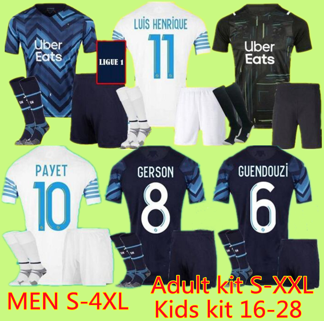 S-4XL Olympique de Marseille Soccer jersey 2021 2022 OM Maillot Foot PAYET THAUVIN BENEDETTO jerseys 20 21 22 MILIK shirts Men+Kids, Gold
S-4XL Olympique de Marseille Soccer jersey 2021 2022 OM Maillot Foot PAYET THAUVIN BENEDETTO jerseys 20 21 22 MILIK shirts Men+Kids, Gold