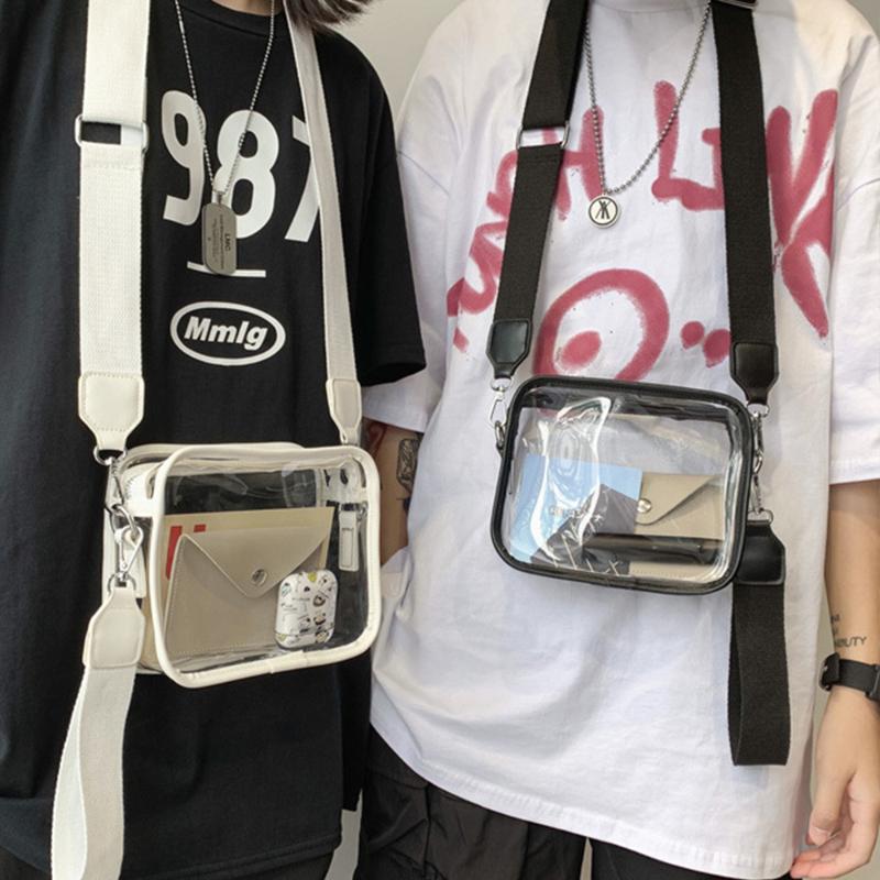 Cross Body Fashion Clear Pvc Shoulder Bags For Women 2021 Small Purses And Handbags Transparent Crossbody Designer Women's Bag Flap, Black
Cross Body Fashion Clear Pvc Shoulder Bags For Women 2021 Small Purses And Handbags Transparent Crossbody Designer Women's Bag Flap, Black
