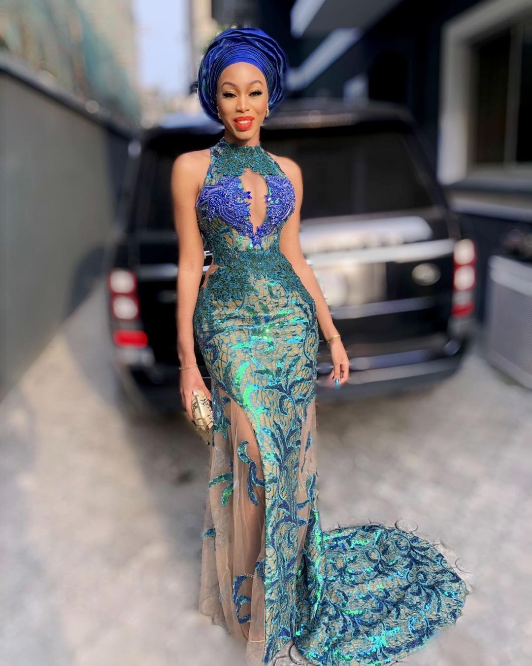 Aso Ebi 2021 Arabic Sexy Mermaid Lace Evening Dresses Beaded Vintage Prom Dresses Charming Formal Party Second Reception Gowns ZJ2678