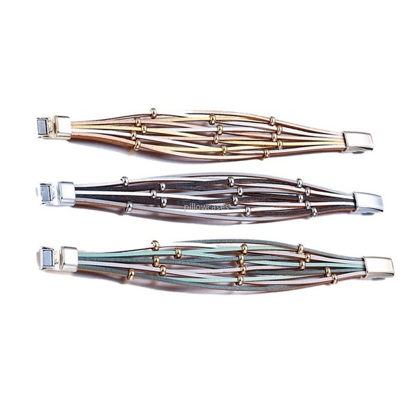 Weave Multilayer Bracelet Multi Color Beads Stack Bracelet Set Women Bracelets Wristband Bangle Cuff Fashion Jewelry Will and Sandy, Golden;silver
Weave Multilayer Bracelet Multi Color Beads Stack Bracelet Set Women Bracelets Wristband Bangle Cuff Fashion Jewelry Will and Sandy, Golden;silver