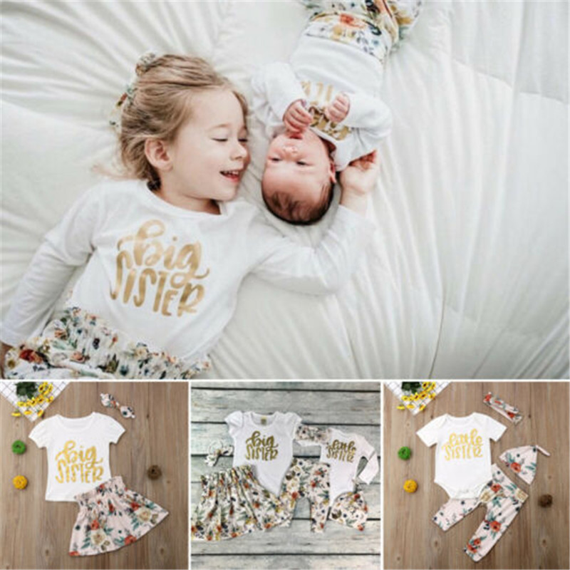 Baby Girl Little Big Sister Match Clothes Romper T-shirt Pants Tutu Dress Outfit, White
Baby Girl Little Big Sister Match Clothes Romper T-shirt Pants Tutu Dress Outfit, White