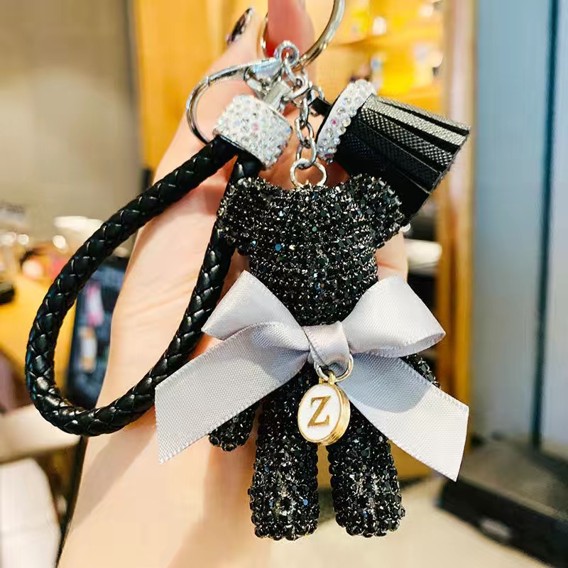 11 pcs Fashion Cute Women's Bag&Car Keychain Pendant High-end Handmade Scarf Leather Handbag Key Chains Tassel Rodeo Crystal Little bear Bag Charm
11 pcs Fashion Cute Women's Bag&Car Keychain Pendant High-end Handmade Scarf Leather Handbag Key Chains Tassel Rodeo Crystal Little bear Bag Charm