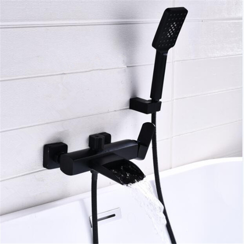 2021 New Set Wall Mounted Black Waterfall Bathtub Faucet, Bathroom Cold Hot Bath and Shower Mixer Taps Brass X1gh
2021 New Set Wall Mounted Black Waterfall Bathtub Faucet, Bathroom Cold Hot Bath and Shower Mixer Taps Brass X1gh