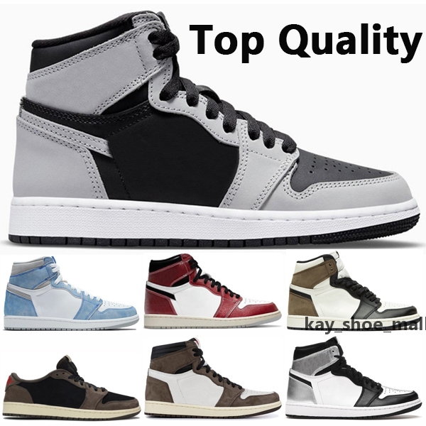 Top Quality Men Basketball Shoes 1 High Og Travis Scotts Dark Mocha Trophy Room X Silver Toe 1s Shadow 2 .0 Women Trainers Sneakers V2
Top Quality Men Basketball Shoes 1 High Og Travis Scotts Dark Mocha Trophy Room X Silver Toe 1s Shadow 2 .0 Women Trainers Sneakers V2