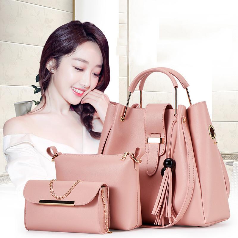 3PCS Composite Bags For Women Bag Sets PU Leather Shoulder Bags Tassel Handbag Casual Tote Fashion Composite Messenger Bag, 893940
3PCS Composite Bags For Women Bag Sets PU Leather Shoulder Bags Tassel Handbag Casual Tote Fashion Composite Messenger Bag, 893940