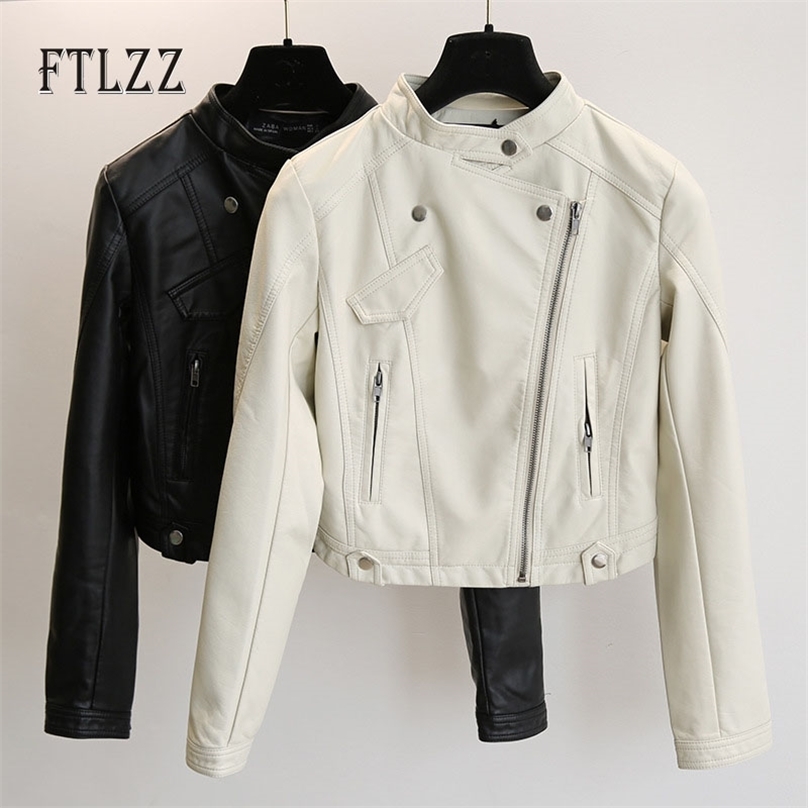 Faux Leather Jackets Women Slim Long Sleeve Short Leahter Coats Ladies Punk Rivet Biker Moto Pvc Puffer Jacket 210525
Faux Leather Jackets Women Slim Long Sleeve Short Leahter Coats Ladies Punk Rivet Biker Moto Pvc Puffer Jacket 210525