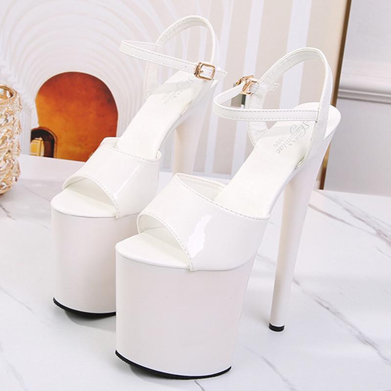 Sandals High-heeled 20cm Heel Sexy Waterproof Platform Ladies Super Dance Performance Party Women Summer Plus Size 34-42, Black
Sandals High-heeled 20cm Heel Sexy Waterproof Platform Ladies Super Dance Performance Party Women Summer Plus Size 34-42, Black