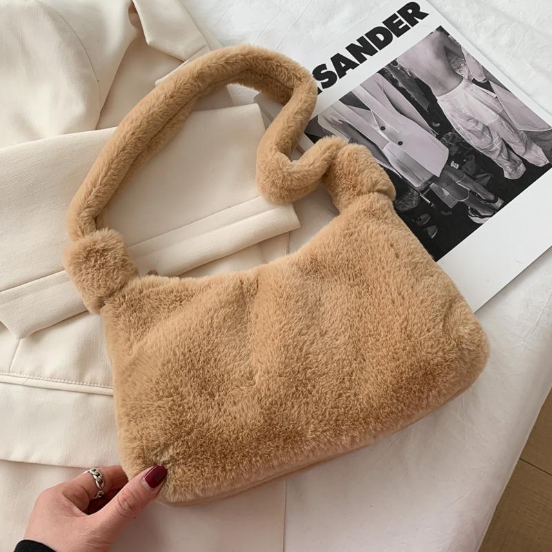 Plush Baguette Shape Bags for Women Winter Warm Handbag Fashion Shoulder Bag Ladies Armpit Messenger Crossbody Bags Tote Sac
Plush Baguette Shape Bags for Women Winter Warm Handbag Fashion Shoulder Bag Ladies Armpit Messenger Crossbody Bags Tote Sac