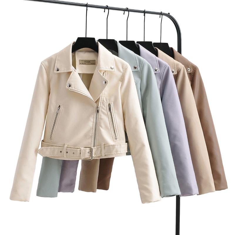 Women's Leather & Faux 2021 Fashion Women Motorcycle Jackets Ladies Long Sleeve Autumn Winter Biker Zippers Streetwear Black Pink Coat
Women's Leather & Faux 2021 Fashion Women Motorcycle Jackets Ladies Long Sleeve Autumn Winter Biker Zippers Streetwear Black Pink Coat