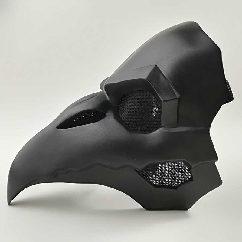 Crow Reaper Nevermore Skin Black Masks Reaper Plague Doctor Mask Birds Long Nose Punk Crow Retro Rock Cool OW PVC Type Punk Mask
Crow Reaper Nevermore Skin Black Masks Reaper Plague Doctor Mask Birds Long Nose Punk Crow Retro Rock Cool OW PVC Type Punk Mask