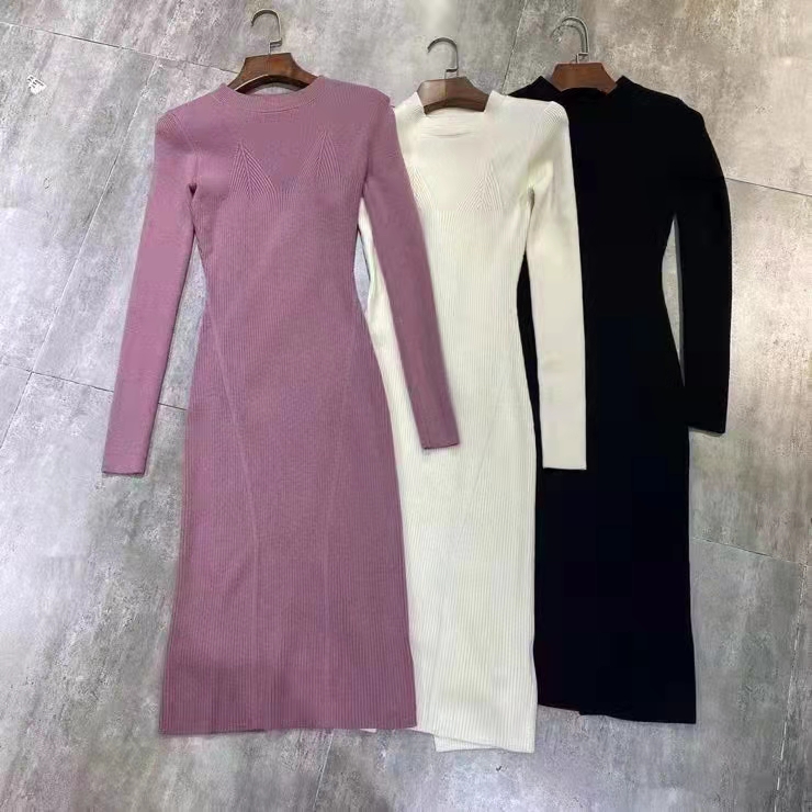 Designer 2021 clothing ladies dress Slim tailoring wool knit autumn and winter mid-length thin buttocks rose red white black SML XL size, Lavender
Designer 2021 clothing ladies dress Slim tailoring wool knit autumn and winter mid-length thin buttocks rose red white black SML XL size, Lavender