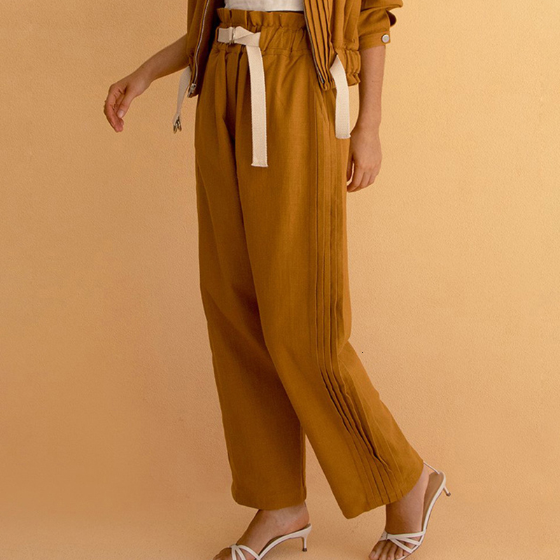 2021 New Vintage Elegant Streetwear Long Womens Side Pleated Autumn Casual Fashion Loose Solid Lace Up Pants Plus Size Joll, Brown
2021 New Vintage Elegant Streetwear Long Womens Side Pleated Autumn Casual Fashion Loose Solid Lace Up Pants Plus Size Joll, Brown