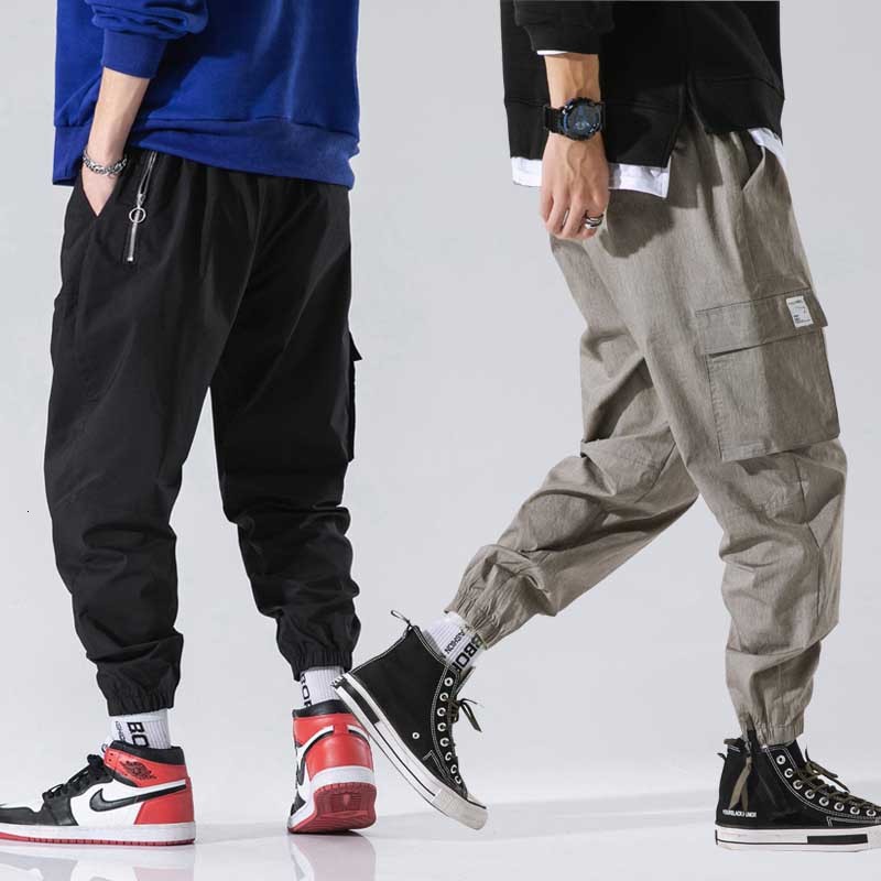 2021 New Hare Mode Cargo Korean Belt Hip Hop Racers Pants Pockets From Men's Street Clothes Mok1, Khaki.
2021 New Hare Mode Cargo Korean Belt Hip Hop Racers Pants Pockets From Men's Street Clothes Mok1, Khaki.