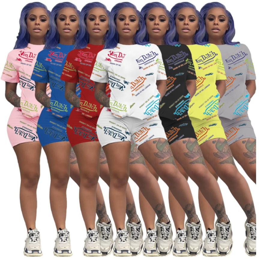 Women 2 piece sets casual Sweatsuit short sleeve t shirt+mini shorts sports jogger suit summer clothing sportswear letter print outfits 4459, Blue
Women 2 piece sets casual Sweatsuit short sleeve t shirt+mini shorts sports jogger suit summer clothing sportswear letter print outfits 4459, Blue