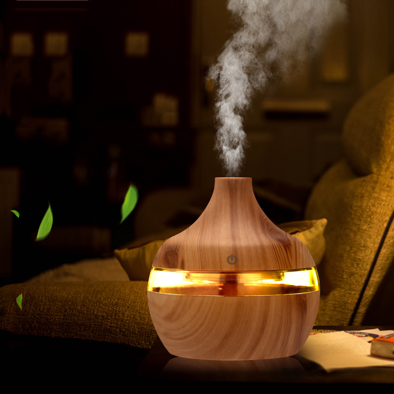 Electric Air Humidifier Essential Aroma Oil Diffuser Ultrasonic Wood Grain Humidifier USB Mini Mist Maker LED Light
Electric Air Humidifier Essential Aroma Oil Diffuser Ultrasonic Wood Grain Humidifier USB Mini Mist Maker LED Light