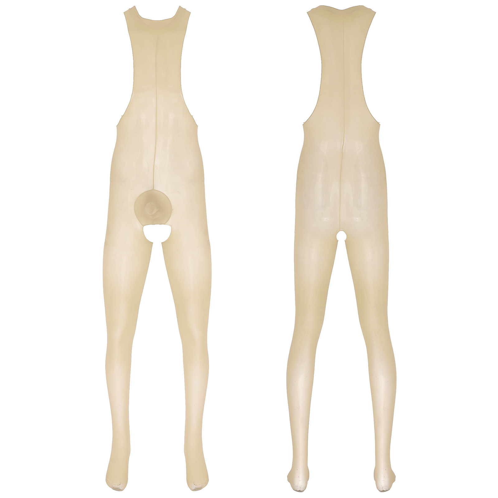 Men Bulge Pouch Open Butt Romper Sleeveless O Neck Crotchless Leotard Tights See-through Mesh Bodysuit Satin Glossy Bodystocking
Men Bulge Pouch Open Butt Romper Sleeveless O Neck Crotchless Leotard Tights See-through Mesh Bodysuit Satin Glossy Bodystocking