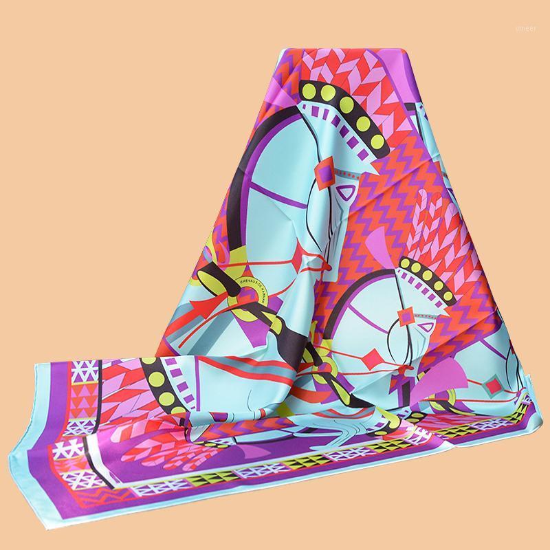 Scarves HuaJun 2 Store|| Style "Chevaux De Karnac" 90 Silk Square Scarf Twill Inkjet Hand-curled Small Quantity, Blue;gray
Scarves HuaJun 2 Store|| Style "Chevaux De Karnac" 90 Silk Square Scarf Twill Inkjet Hand-curled Small Quantity, Blue;gray