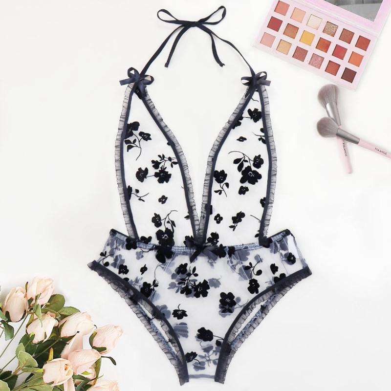 Ladies Sexy Lingerie See-through Backless Black Wood Ear Halter One-piece Jumpsuit Garter Exotic Sets Bra Camisoles & Tanks 
Ladies Sexy Lingerie See-through Backless Black Wood Ear Halter One-piece Jumpsuit Garter Exotic Sets Bra Camisoles & Tanks