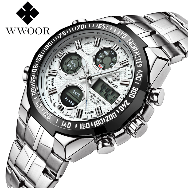 man watch 2021 Luxury Quartz stainless steel mens watches Analog Digital LED Army Military Sport Watch Male waterproof, Gold white
man watch 2021 Luxury Quartz stainless steel mens watches Analog Digital LED Army Military Sport Watch Male waterproof, Gold white