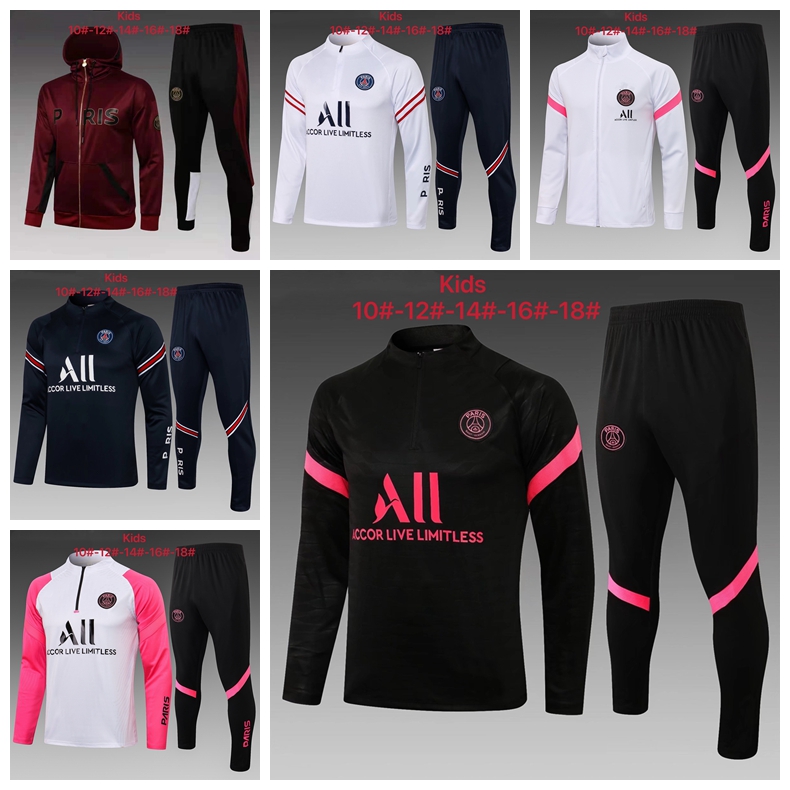 2122 Kids Paris Full Zip football tracksuits soccer Hoodie training suit MBAPPE jacket kids survetement foot chandal jogging suits, Gray
2122 Kids Paris Full Zip football tracksuits soccer Hoodie training suit MBAPPE jacket kids survetement foot chandal jogging suits, Gray
