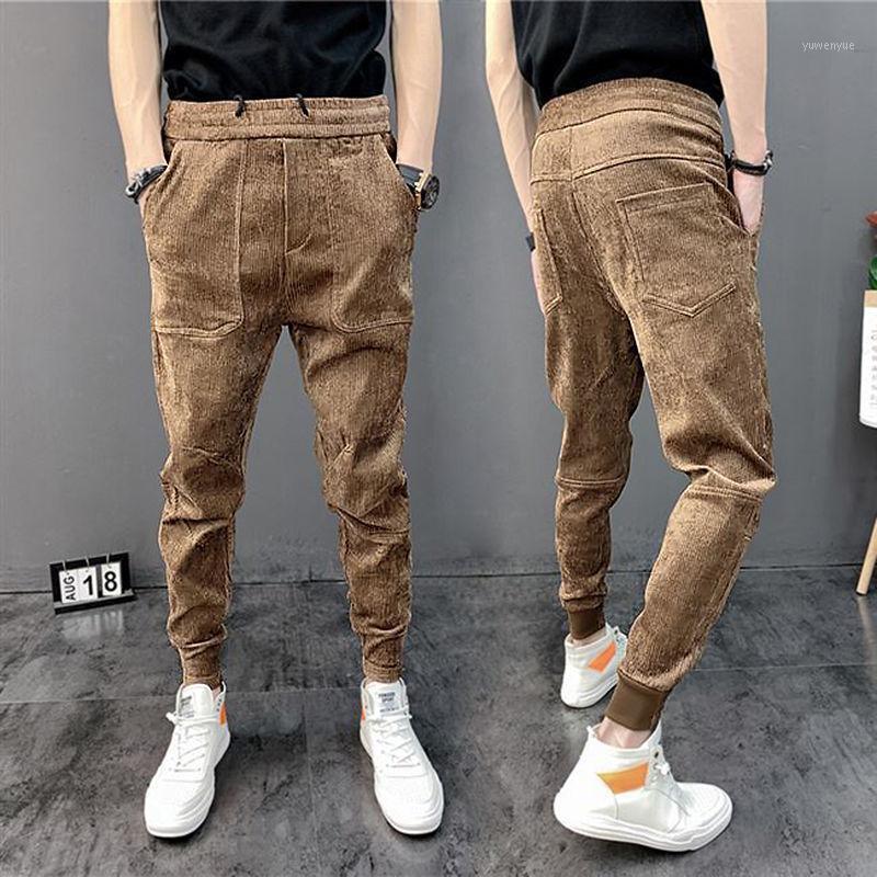 Men's Pants Autumn Winter Straight Slim Stretch Mens Harem Corduroy Solid Slacks Male Casual Ankle-Tied Ankle Length Jogger, Black
Men's Pants Autumn Winter Straight Slim Stretch Mens Harem Corduroy Solid Slacks Male Casual Ankle-Tied Ankle Length Jogger, Black