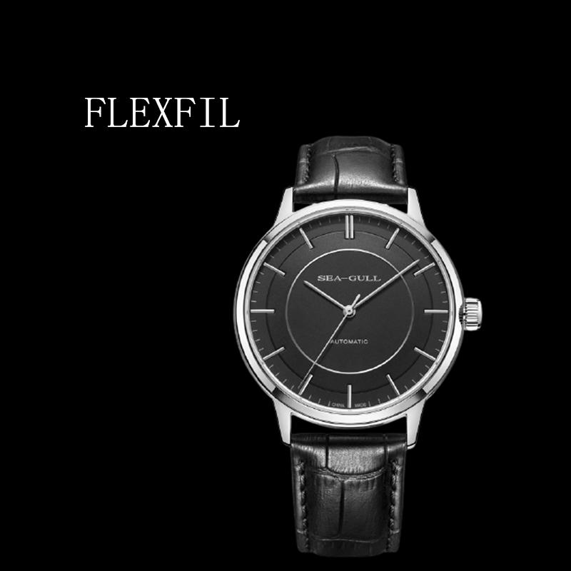 Wristwatches FLEXFIL Automatic Mechanical Watch Personality Sports Men Seagull Movement Waterproof Leather Strap, White
Wristwatches FLEXFIL Automatic Mechanical Watch Personality Sports Men Seagull Movement Waterproof Leather Strap, White