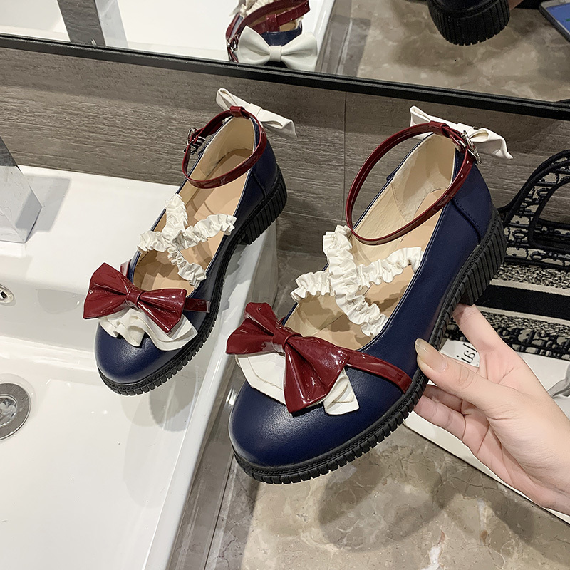 Anime Cosplay Lolita College-educated Shoes Harujuku Sweet Female Kawaii Girls Tea Beautiful Japanese Bowknot Slingshot Back Buckle Jbc9
Anime Cosplay Lolita College-educated Shoes Harujuku Sweet Female Kawaii Girls Tea Beautiful Japanese Bowknot Slingshot Back Buckle Jbc9