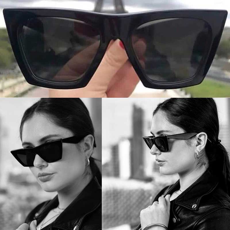 Sunglasses For women Summer 41468 cat eyes style Anti-Ultraviolet Retro Shield lens Plate Square full frame fashion outdoor Eyeglasses 51-18-150 With original box
Sunglasses For women Summer 41468 cat eyes style Anti-Ultraviolet Retro Shield lens Plate Square full frame fashion outdoor Eyeglasses 51-18-150 With original box