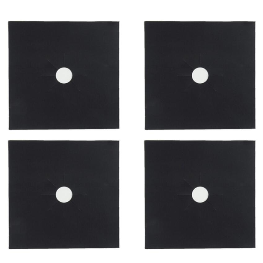 4pcs/set Cooker cover liner Clean Mat Pad Gas Stove Stovetop Protector Kitchen Accessories gift RRD7655 Free shipping