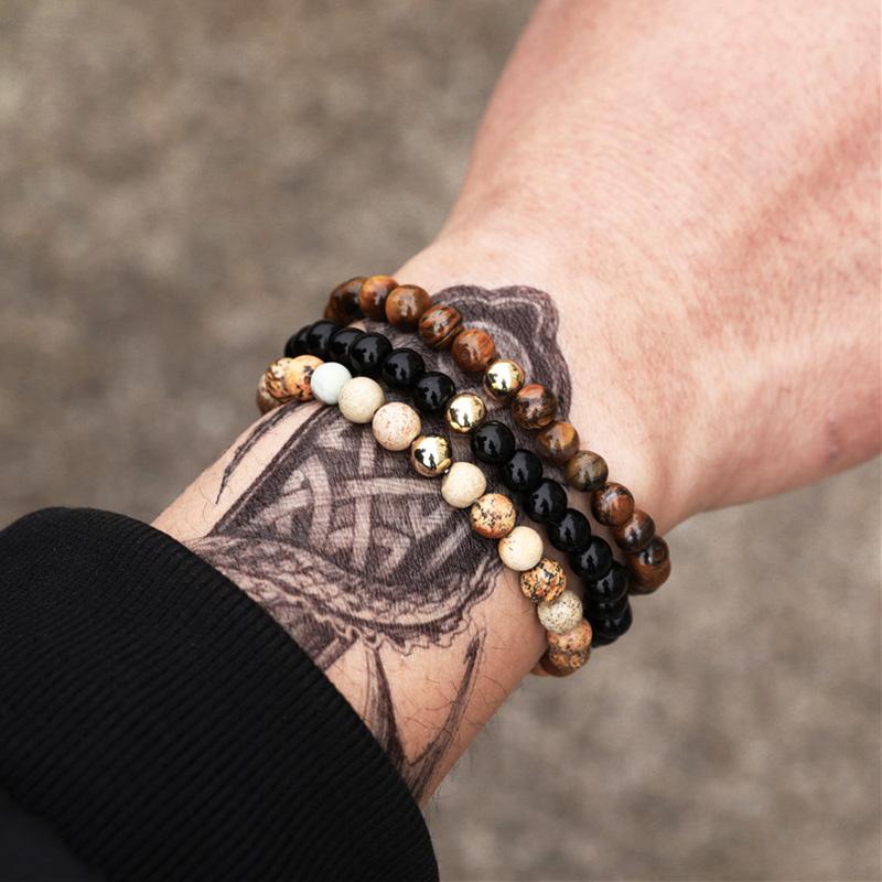 Beaded, Strands 3pcs/set 6mm Stone Beads Bracelet Tiger Eye Handmade Pulseira Mens Jewelry Accesorios Men Armband Hombre Bracelets Homme Bij
Beaded, Strands 3pcs/set 6mm Stone Beads Bracelet Tiger Eye Handmade Pulseira Mens Jewelry Accesorios Men Armband Hombre Bracelets Homme Bij