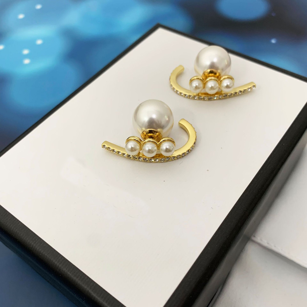 Charm Pearl earrings with letter gold for women party wedding lovers gift jewelry engagement Bride
Charm Pearl earrings with letter gold for women party wedding lovers gift jewelry engagement Bride