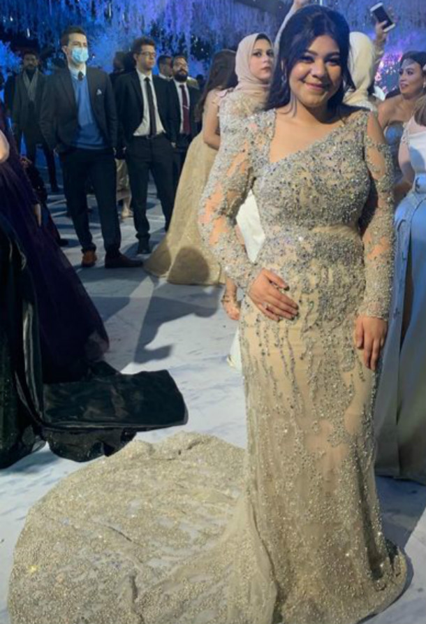 Aso Ebi 2021 Arabic Luxurious Beaded Crystals Evening Dresses Sheer Neck Prom Dresses Mermaid Formal Party Second Reception Gowns ZJ367