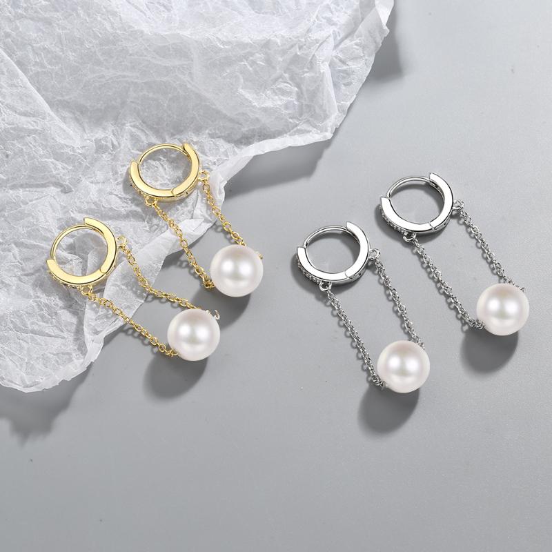 Hoop & Huggie LUTAKU Simple Elegant Pearl Chain Earrings For Women Fashion Jewelry Party Ladies' Unusual Accessories
Hoop & Huggie LUTAKU Simple Elegant Pearl Chain Earrings For Women Fashion Jewelry Party Ladies' Unusual Accessories