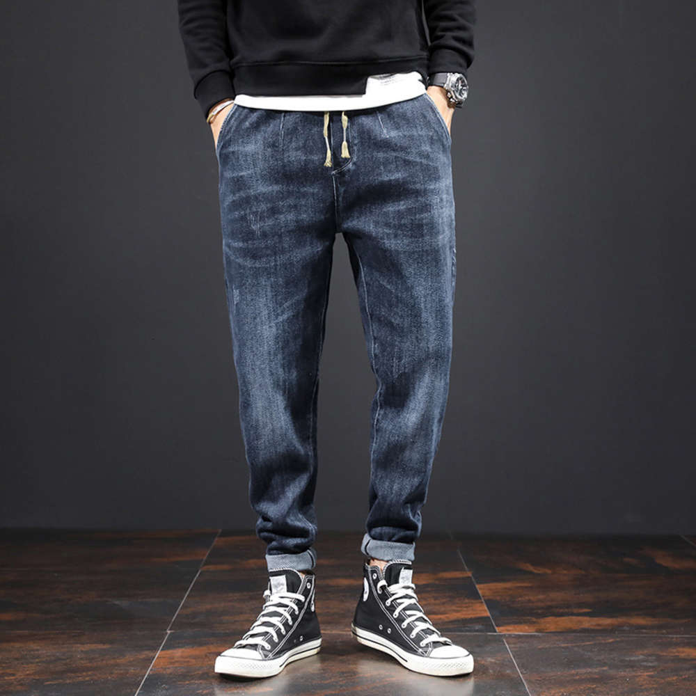 Korean autumn and winter fashion brand Harlan legged Pants versatile casual men's work jeans loose, Blue
Korean autumn and winter fashion brand Harlan legged Pants versatile casual men's work jeans loose, Blue