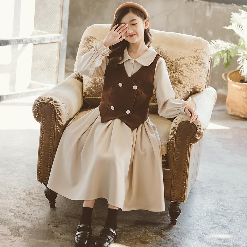 Clothing Sets Girl Dress 2022 Spring Fashion Dresses Vest Two-piece Kids Casual Loose Suit Teens Princess Outfits Children, White
Clothing Sets Girl Dress 2022 Spring Fashion Dresses Vest Two-piece Kids Casual Loose Suit Teens Princess Outfits Children, White