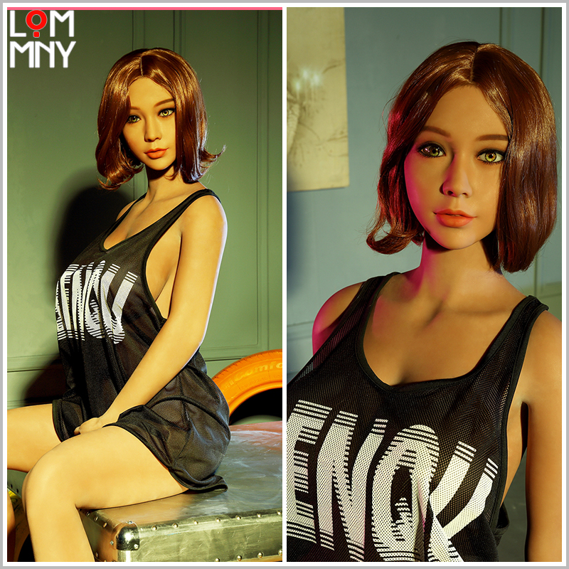 LOMMNY 168cm Realistic Solid Silicone Sex Doll with Metal Skeleton for Men Japanese Love Lifelike Pussy Sexy Toys